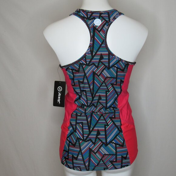 Zoot Performance Tri Tank Shelf Bra Pink Ginger Long Board Women's XL New NWT - Picture 3 of 9